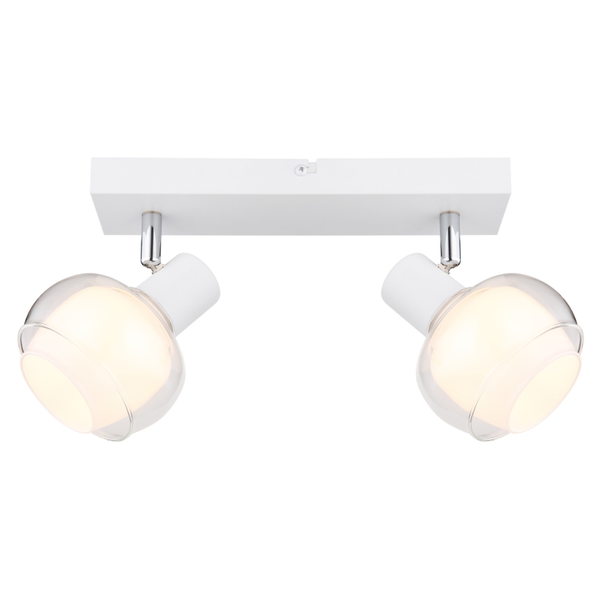 Globo - Bodové svítidlo 2xE14/40W/230V bílá