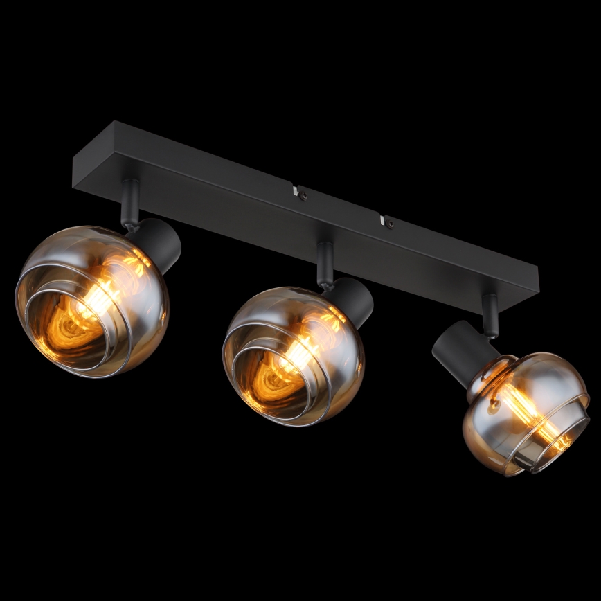 Globo - Bodové svítidlo 3xE14/40W/230V černá