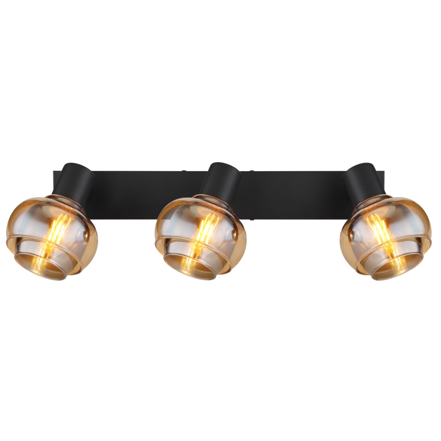 Globo - Bodové svítidlo 3xE14/40W/230V černá