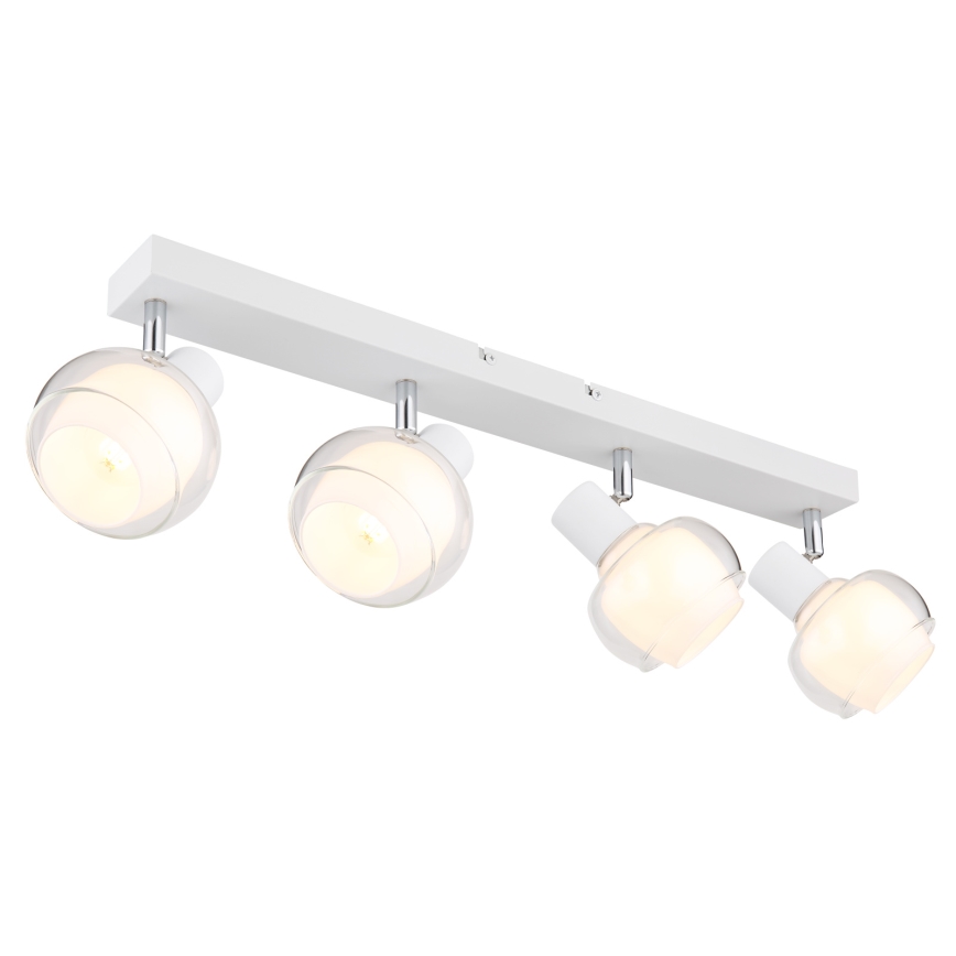 Globo - Bodové svítidlo 4xE14/40W/230V bílá