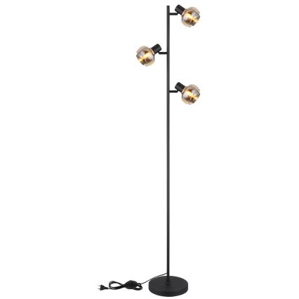 Globo - Stojací lampa 3xE14/40W/230V černá