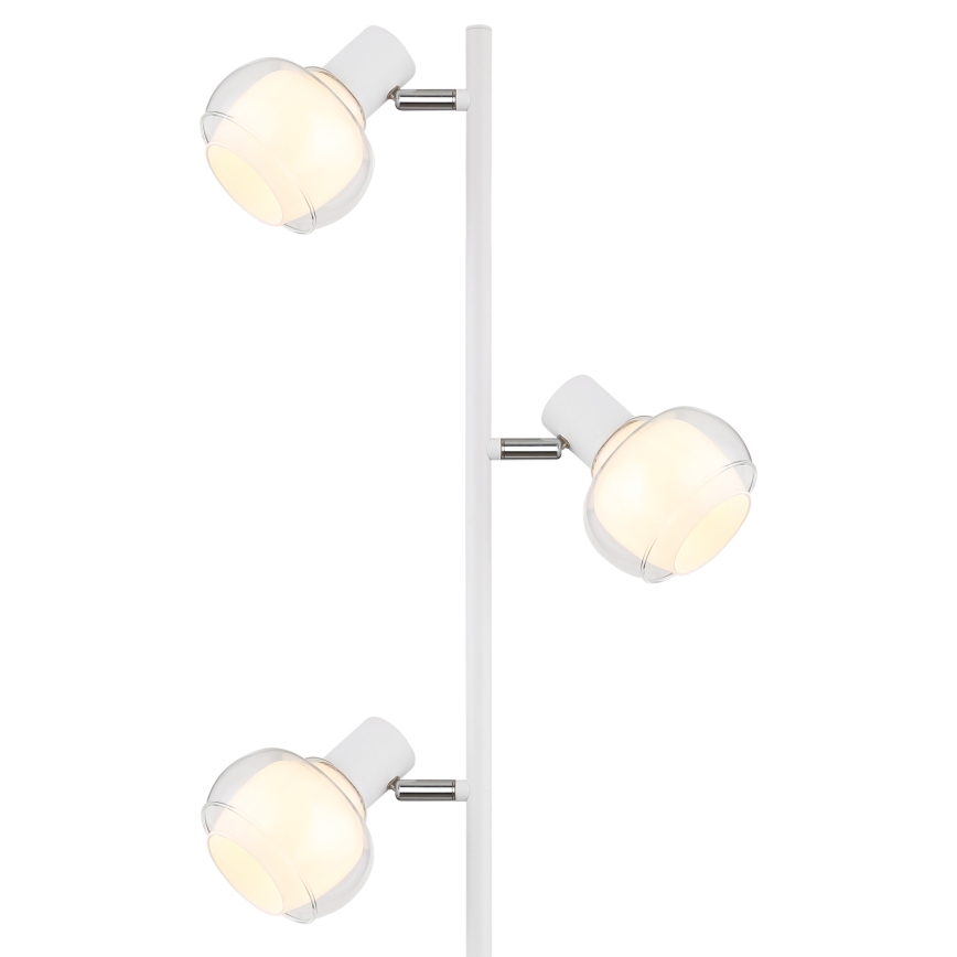 Globo - Stojací lampa 3xE14/40W/230V bílá
