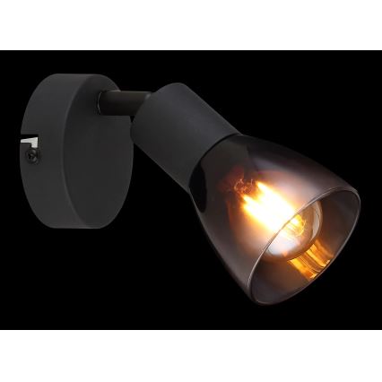 Globo - Nástěnné bodové svítidlo 1xE14/25W/230V černá