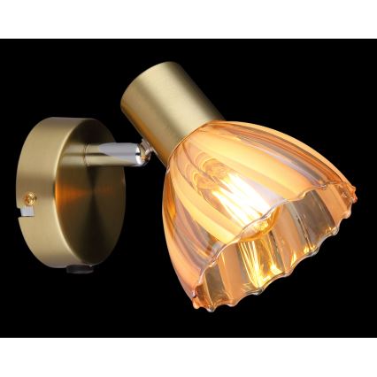 Globo - Nástěnné bodové svítidlo 1xE14/40W/230V zlatá