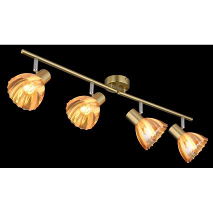 Globo - Bodové svítidlo 4xE14/40W/230V zlatá