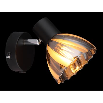 Globo - Nástěnné bodové svítidlo 1xE14/40W/230V černá