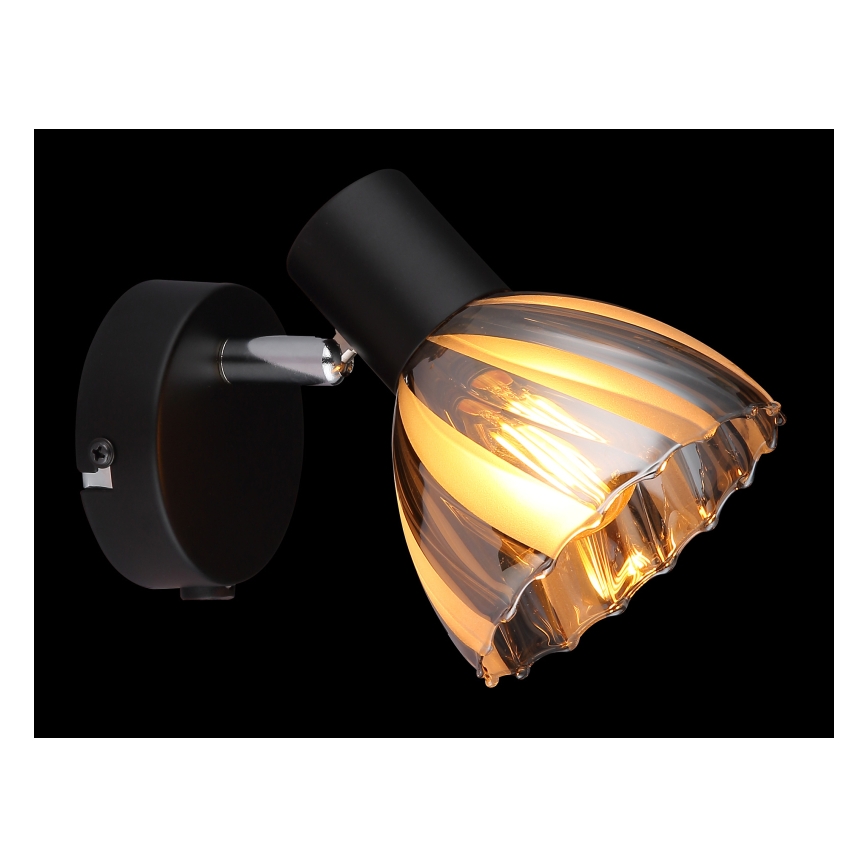 Globo - Nástěnné bodové svítidlo 1xE14/40W/230V černá