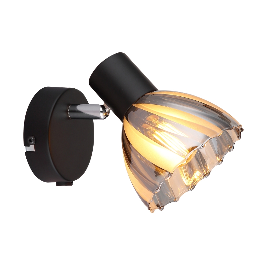 Globo - Nástěnné bodové svítidlo 1xE14/40W/230V černá