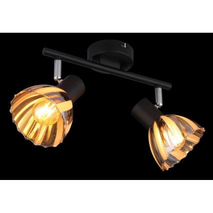 Globo - Bodové svítidlo 2xE14/40W/230V černá