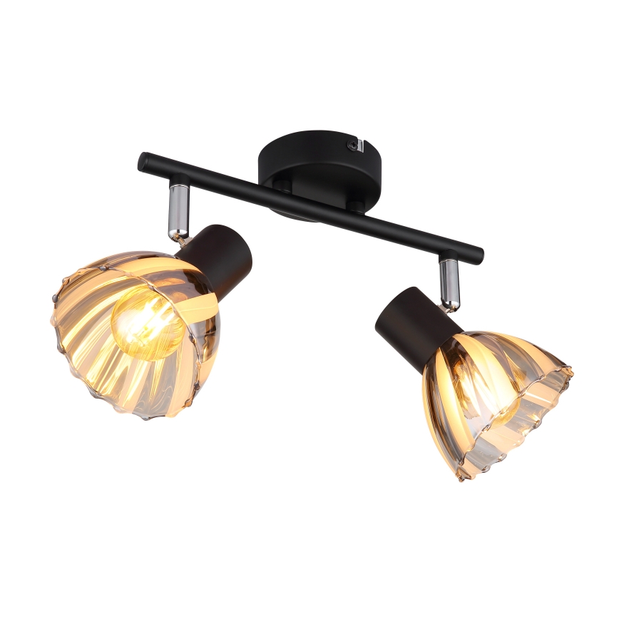 Globo - Bodové svítidlo 2xE14/40W/230V černá