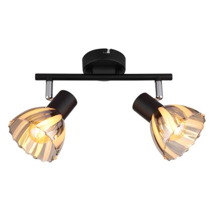Globo - Bodové svítidlo 2xE14/40W/230V černá