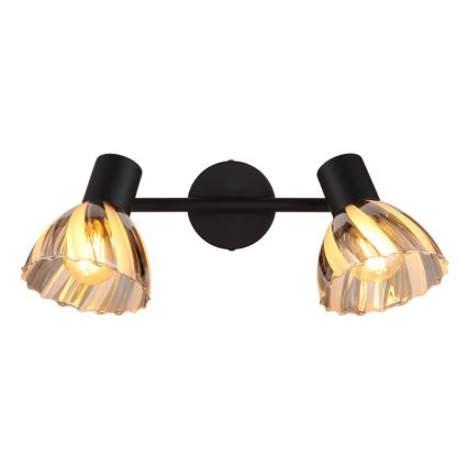 Globo - Bodové svítidlo 2xE14/40W/230V černá