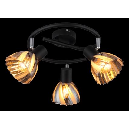 Globo - Bodové svítidlo 3xE14/40W/230V černá