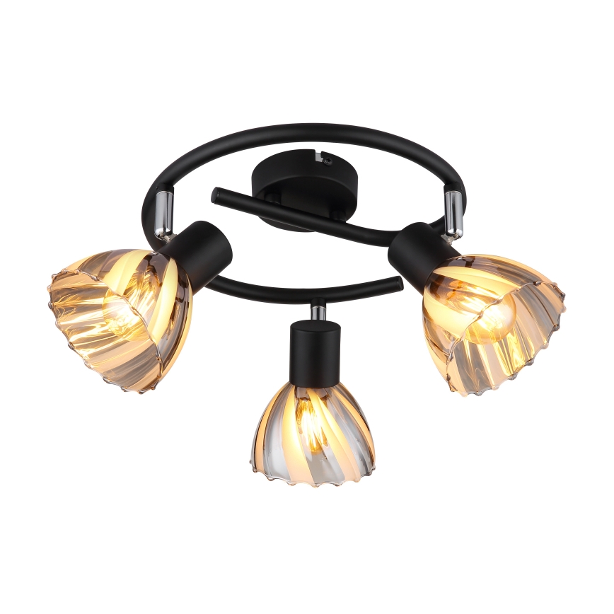 Globo - Bodové svítidlo 3xE14/40W/230V černá