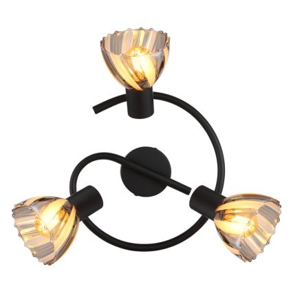 Globo - Bodové svítidlo 3xE14/40W/230V černá
