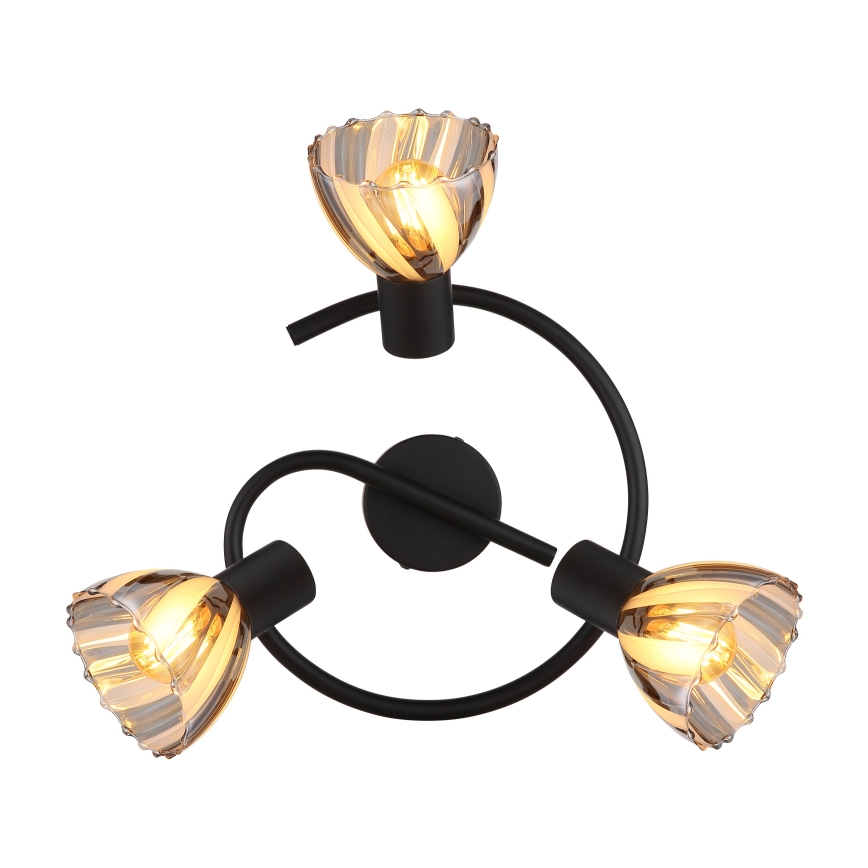 Globo - Bodové svítidlo 3xE14/40W/230V černá