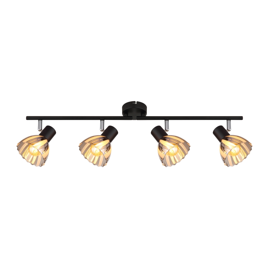 Globo - Bodové svítidlo 4xE14/40W/230V černá