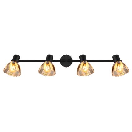 Globo - Bodové svítidlo 4xE14/40W/230V černá