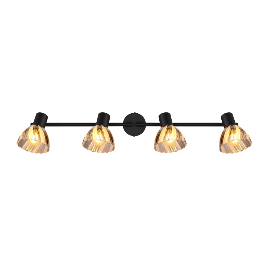 Globo - Bodové svítidlo 4xE14/40W/230V černá