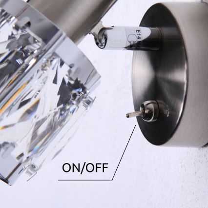 Globo - Nástěnné bodové svítidlo 1xE14/40W/230V