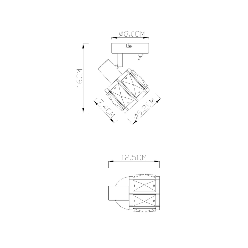 Globo - Nástěnné bodové svítidlo 1xE14/40W/230V