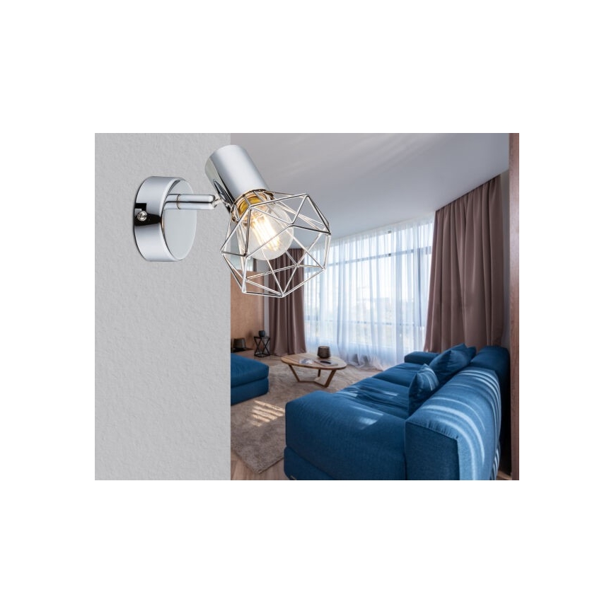 Globo - Nástěnné bodové svítidlo 1xE14/40W/230V lesklý chrom