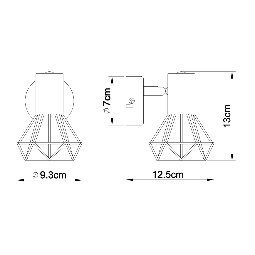 Globo - Nástěnné bodové svítidlo 1xE14/40W/230V lesklý chrom