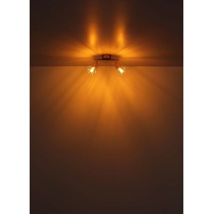Globo - Bodové svítidlo 2xE14/40W/230V zlatá