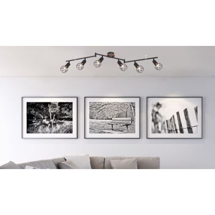 Globo - Bodové svítidlo 6xE14/40W/230V