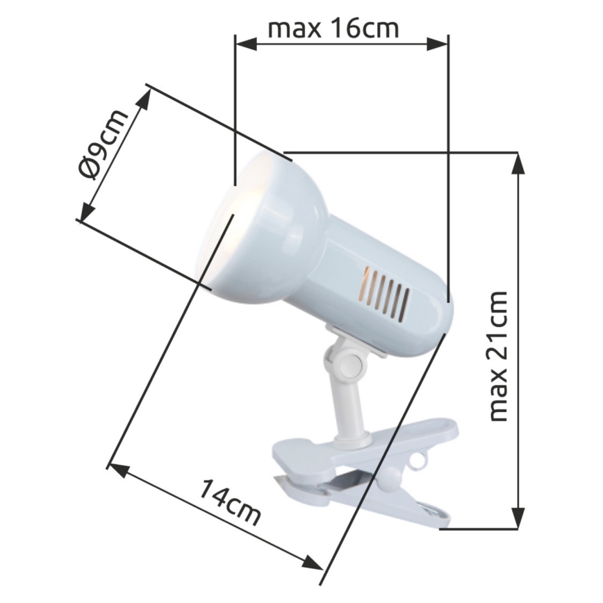 Globo - Stolní lampa 1xE27/40W/230V