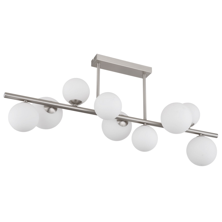 Globo - LED Lustr na tyči 9xG9/3W/230V matný chrom
