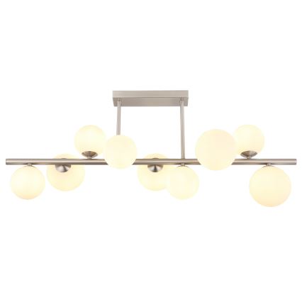 Globo - LED Lustr na tyči 9xG9/3W/230V matný chrom