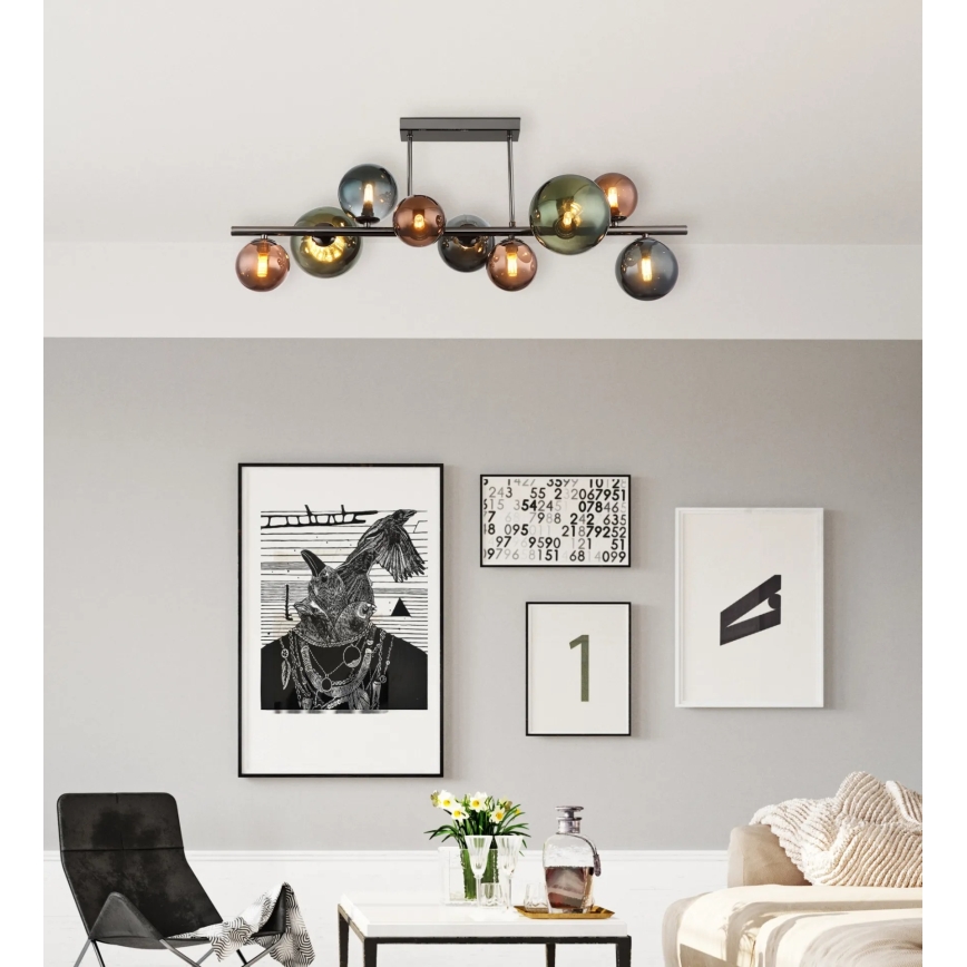 Globo - LED Lustr na tyči 9xG9/3,5W/230V