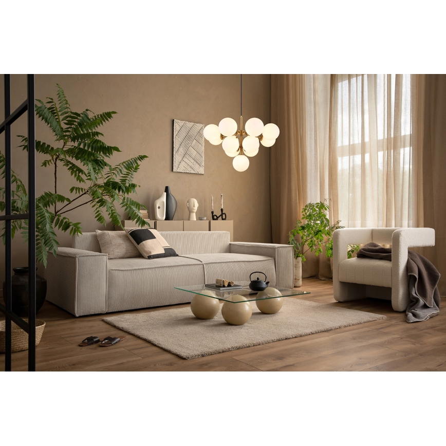 Globo - Lustr na lanku 13xG9/5W/230V pr. 56 cm zlatá
