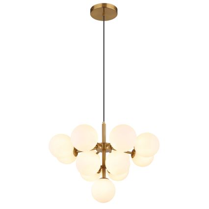 Globo - Lustr na lanku 13xG9/5W/230V pr. 56 cm zlatá