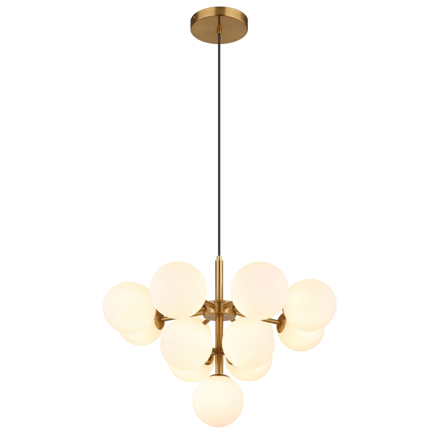 Globo - Lustr na lanku 13xG9/5W/230V pr. 56 cm zlatá