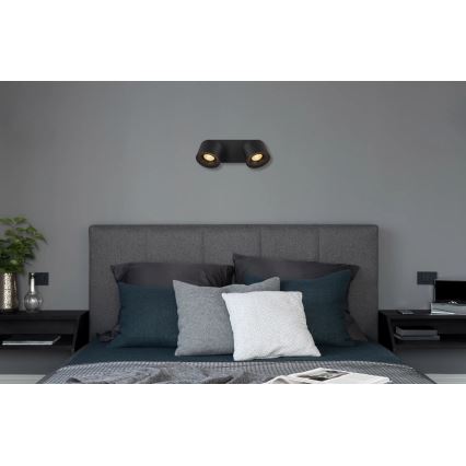 Globo - LED Bodové svítidlo 2xLED/6W/230V černá