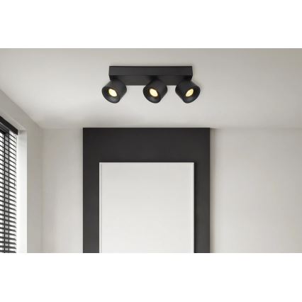 Globo - LED Bodové svítidlo 3xLED/6W/230V černá
