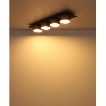 Globo - LED Stropní svítidlo LED/40W/230V 3000K 86x20 cm béžová
