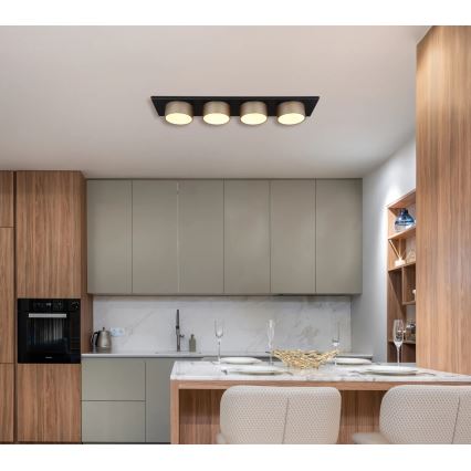 Globo - LED Stropní svítidlo LED/40W/230V 3000K 86x20 cm mosaz