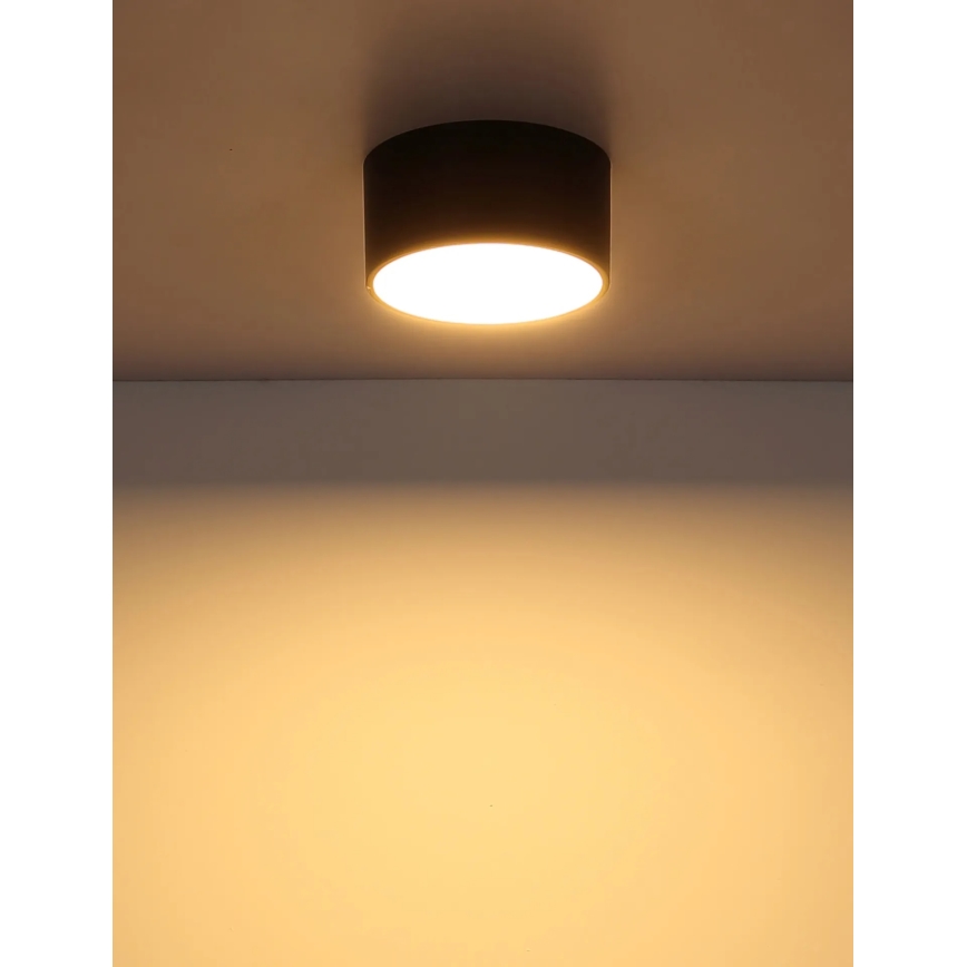Globo - LED Stropní svítidlo LED/12W/230V 3000K pr. 15 cm černá