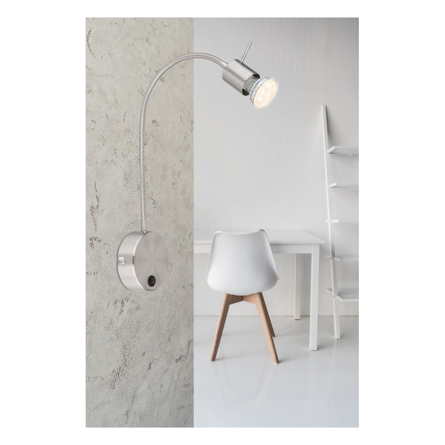 Globo - Flexibilní lampička 1xGU10/35W/230V