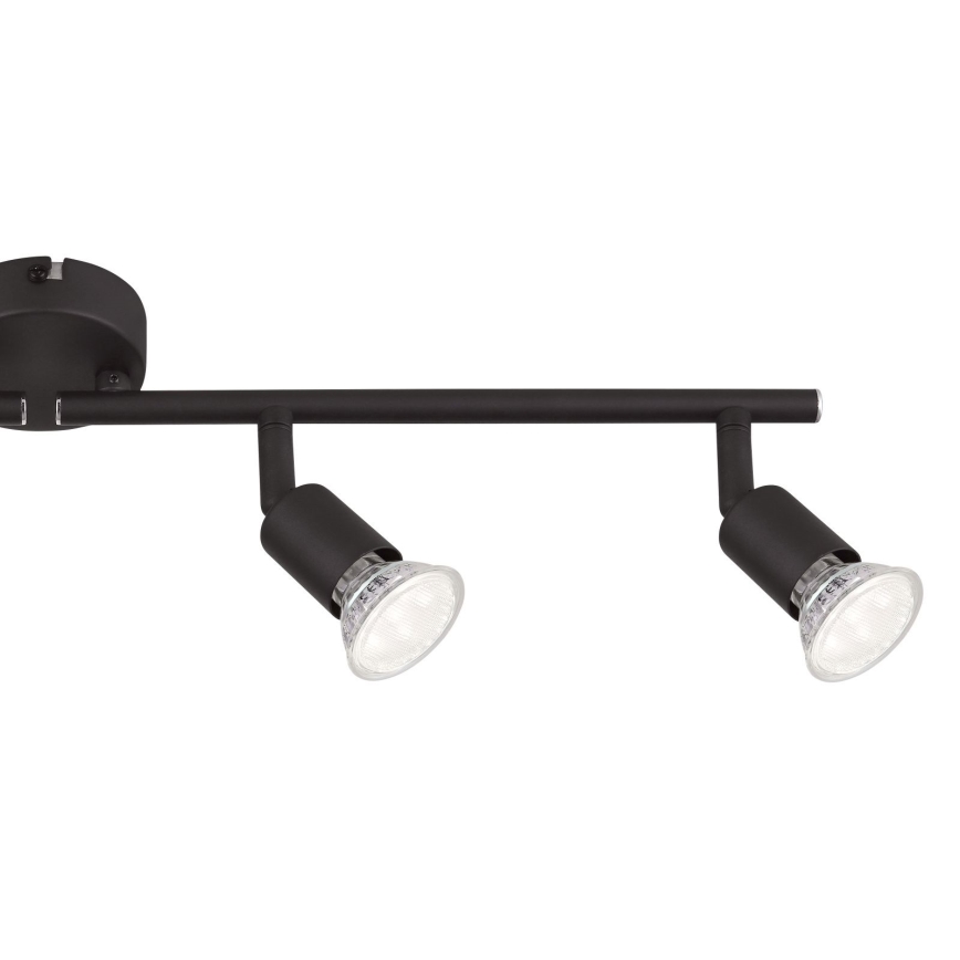 Globo - LED Bodové svítidlo 4xGU10/3W/230V černá