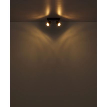 Globo - Bodové svítidlo 2xGU10/25W/230V bílá/matný chrom