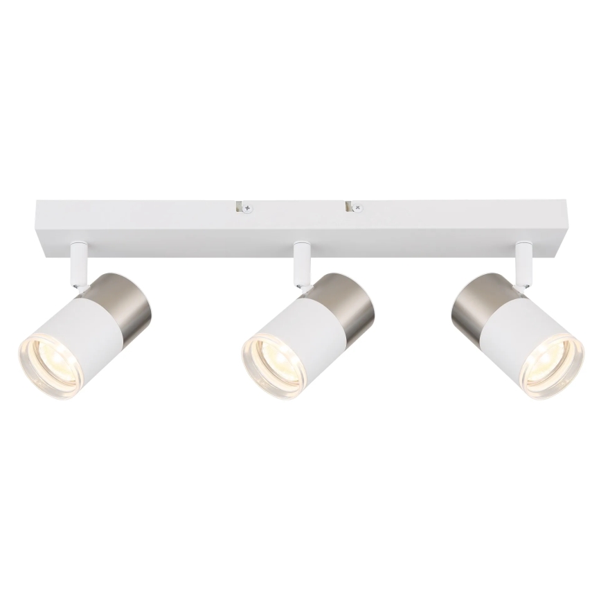 Globo - Bodové svítidlo 3xGU10/25W/230V bílá/matný chrom