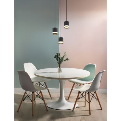 Globo - LED Lustr na lanku 3xGX53/7W/230V 3000K černá