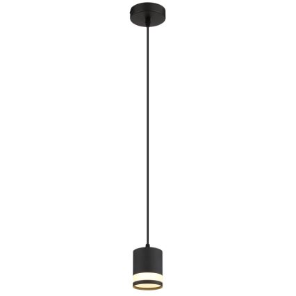 Globo - LED Lustr na lanku 1xGX53/7W/230V 3000K černá