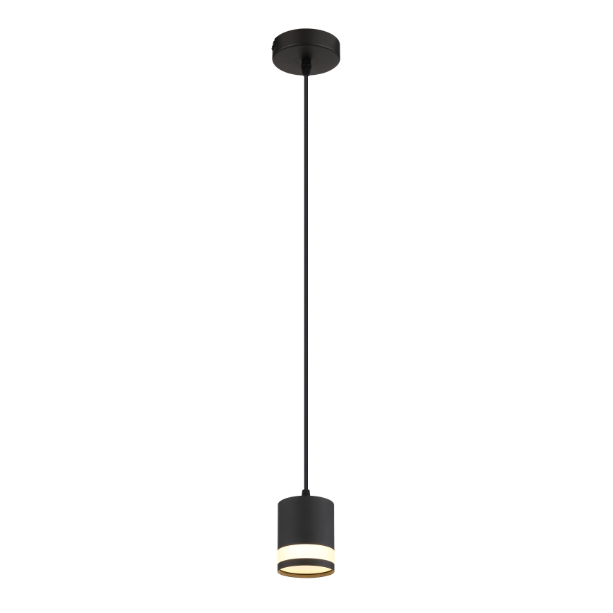Globo - LED Lustr na lanku 1xGX53/7W/230V 3000K černá