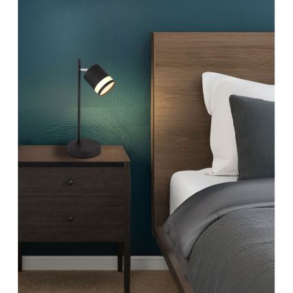 Globo - LED Stolní lampa 1xGX53/7W/230V 3000K černá