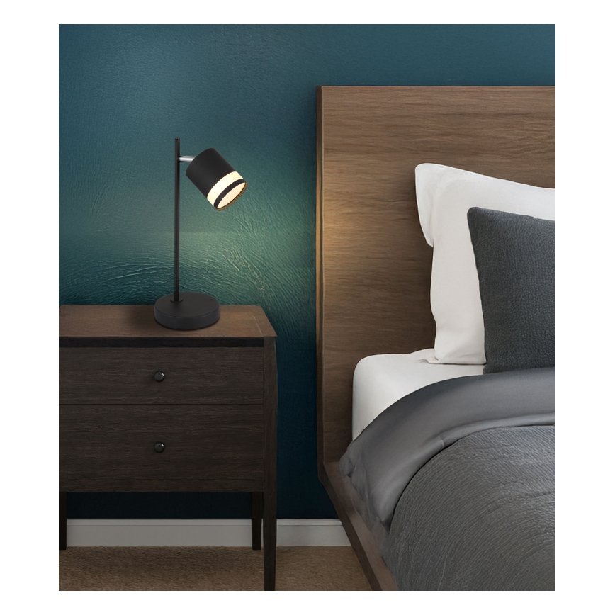Globo - LED Stolní lampa 1xGX53/7W/230V 3000K černá